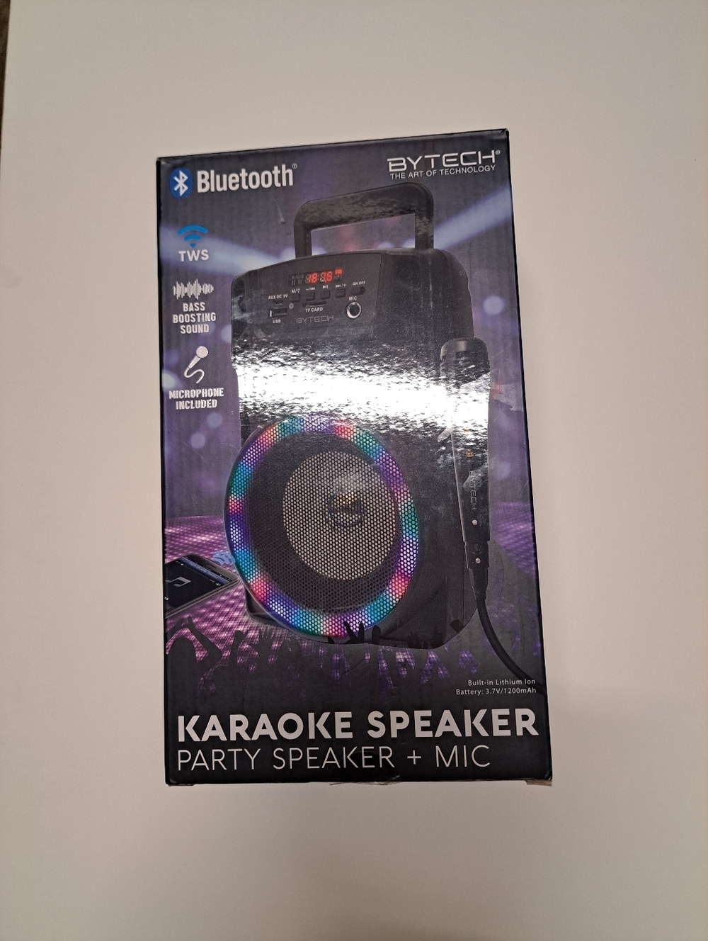 BLUETTOOTH KARAOKE SPEAKER +MIC Bytech Portable Karaoke Party